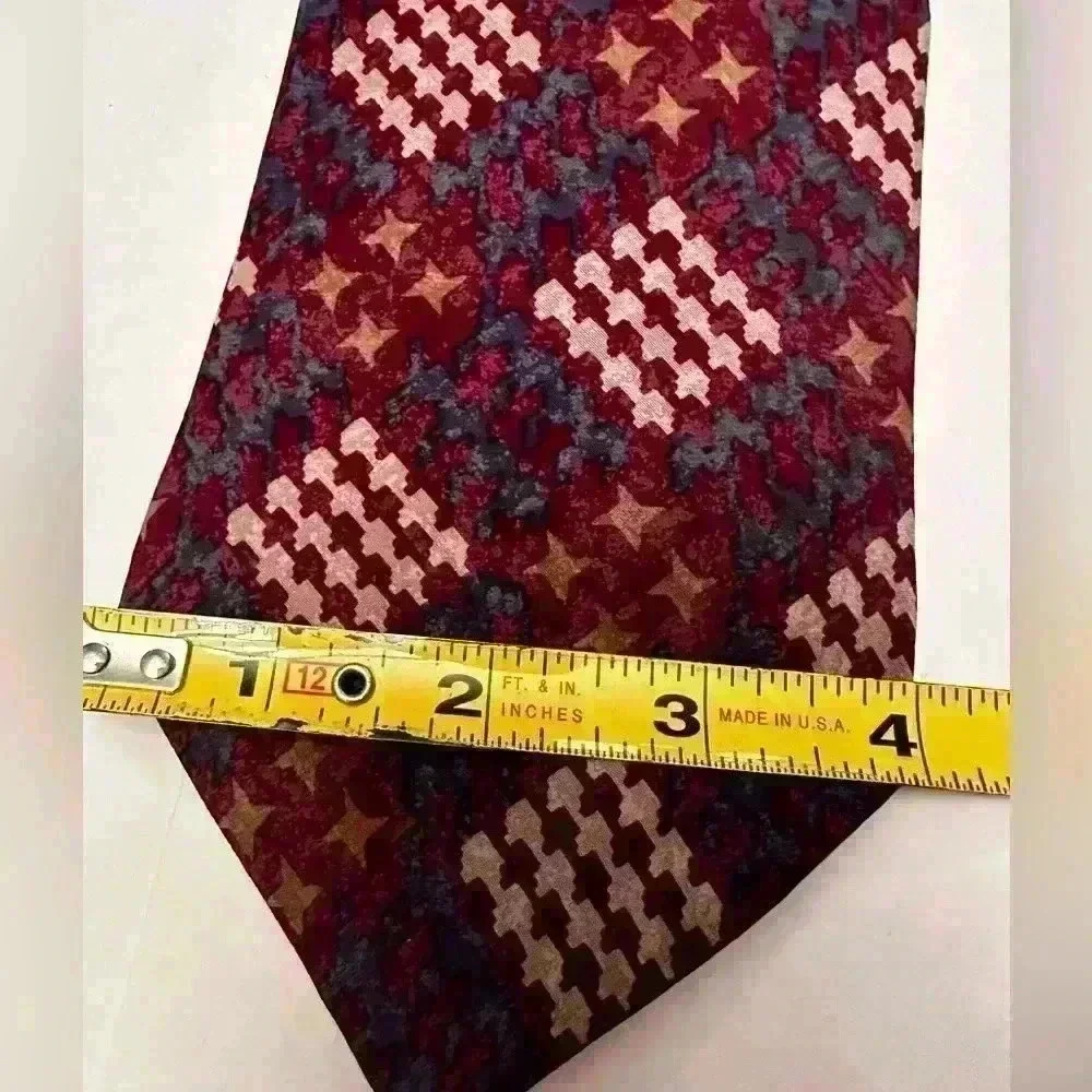 Lot Of‎ 3 Designer Silk Neckties Christian Dior, Stefano Rossini & Oleg Cassini